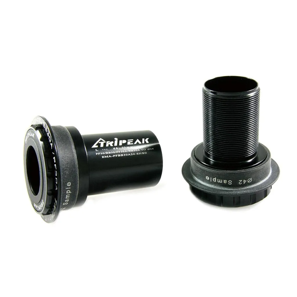 Tripeak 4 in 1 BB30/PF30 Bottom Bracket (Black)