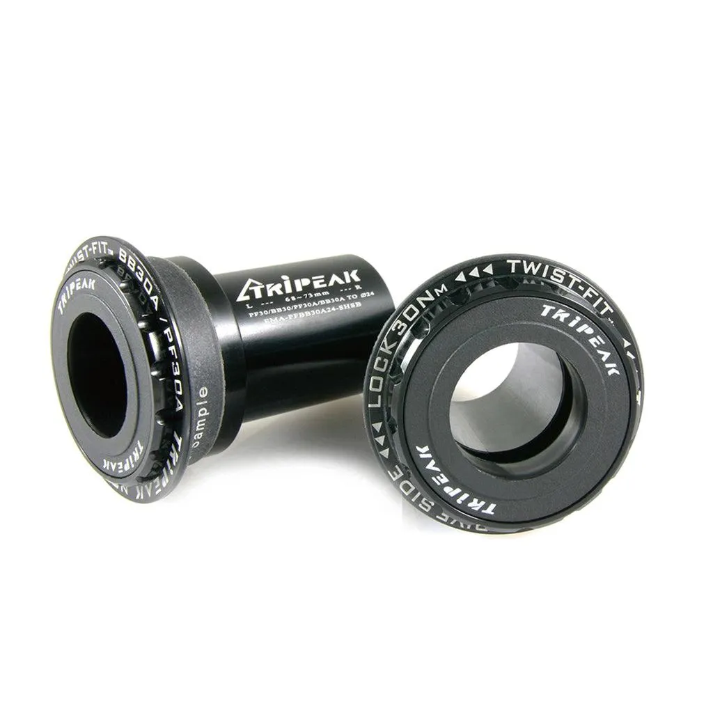 Tripeak 4 in 1 BB30/PF30 Bottom Bracket (Black)