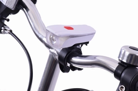 USB RECHARGEABLE BIKE LIGHTS FRONT HEAD LIGHT SUPER BRIGHT WHITE 360 DEGREE