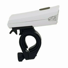 USB RECHARGEABLE BIKE LIGHTS FRONT HEAD LIGHT SUPER BRIGHT WHITE FLASHING LIGHT