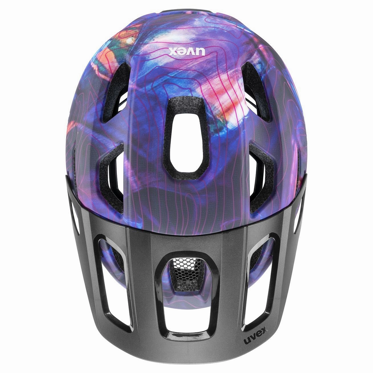 Uvex React Junior Mips helmet - Black galaxy