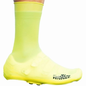 VeloToze Tall Road Snap shoecover - Yellow