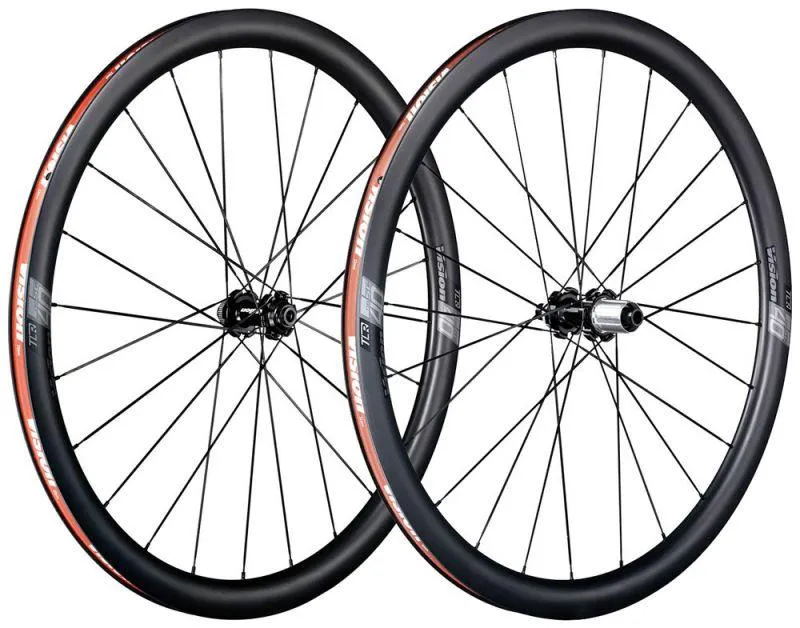 Vision SC 40 Carbon Tubeless Ready Rim Brake Wheel - Shimano/Sram (Black)