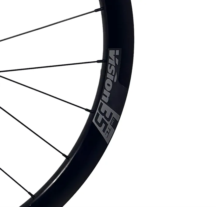 Vision Team 35 Thru Axle Tubeless Ready Disc Wheelset - Shimano HG - Centrelock