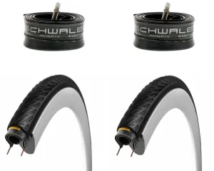 Vittoria Journalier Trail 700 x 35c All Weather Hybrid Tyres With Schwalbe Tubes