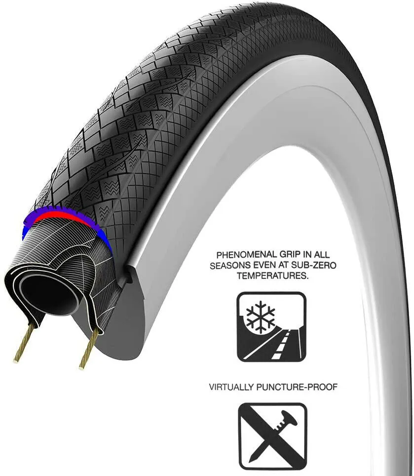 Vittoria Rubino Pro Endurance G  Graphene Puncture Proof Tyre - 700 X 23c