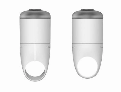 WHITE REELIGHT GO FRONT AND REAR LED BIKE CYCLE BICYCLE LIGHT SET 50% OFF