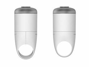 WHITE REELIGHT GO FRONT AND REAR LED BIKE CYCLE BICYCLE LIGHT SET 50% OFF