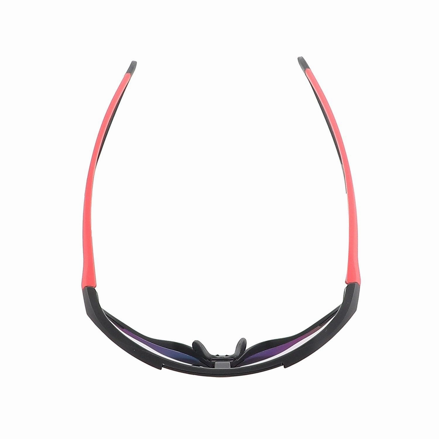 Zakpro Professional Outdoor Sport Sunglasses (Bright Red)