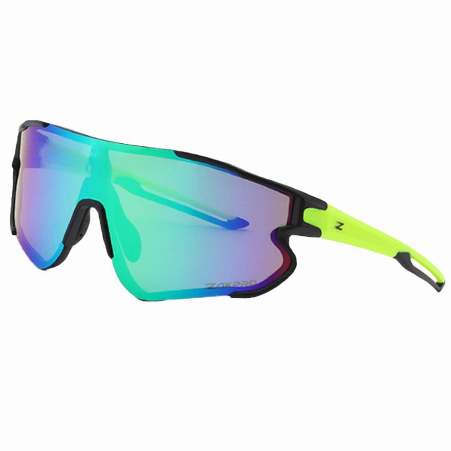 Zakpro Professional Outdoor Sport Sunglasses (Fluorescent Green)