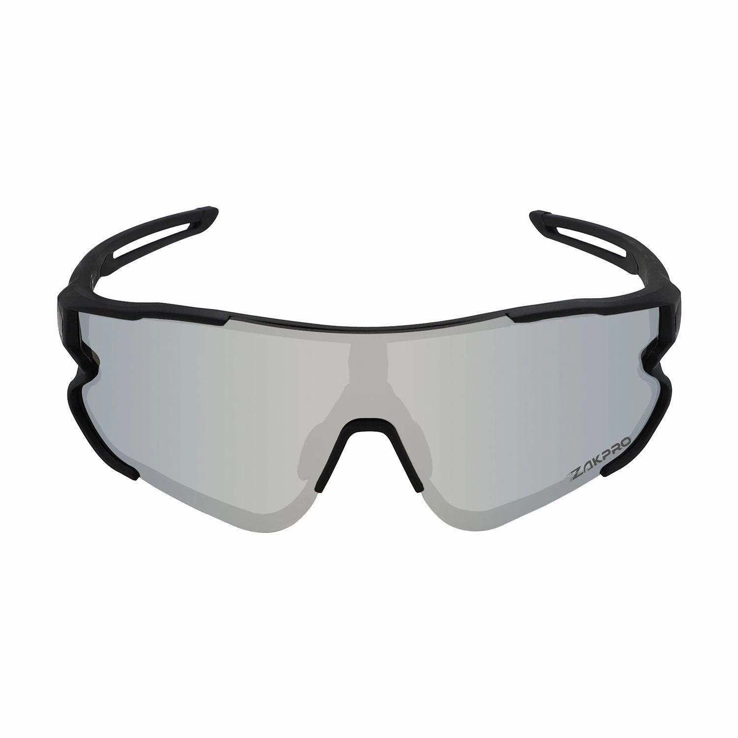 Zakpro Professional Outdoor Sport Sunglasses (Mirror Black)